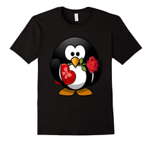 Valentine's Day Penguin T Shirt  Love Relationships Couples-Amazon