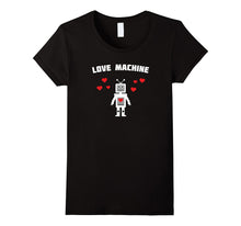 Love Machine Robot Cute Valentines Day T-Shirt Gift Unisex-Amazon