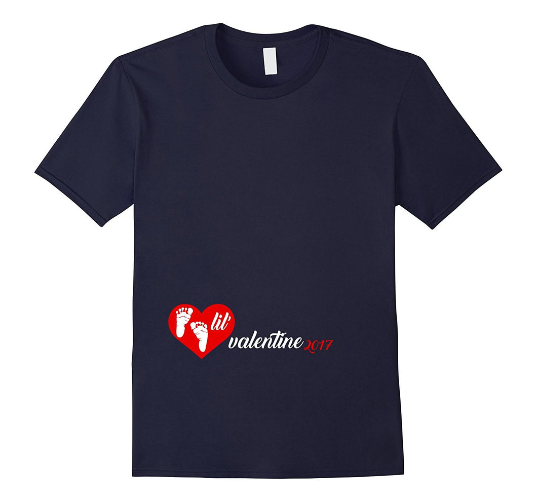 Lil Valentine Shirt  Cute Pregnancy Announcement Heart Gift-Amazon