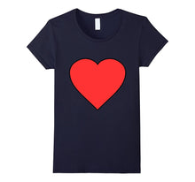 Red Heart Drawing T-Shirt-Amazon