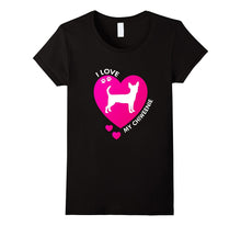 I Love My Chiweenie Chihuahua Dachshund T-Shirt Hot Dog-Amazon