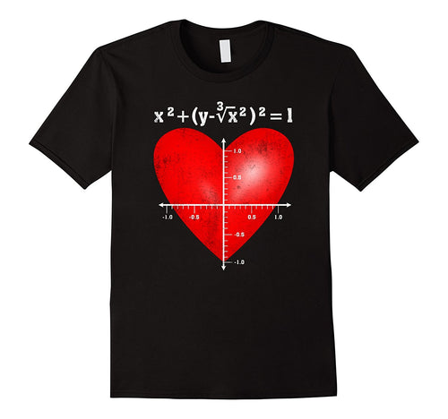 PREMIUM  Love Heart Equation  Math Valentine's Day T-shirt-Amazon