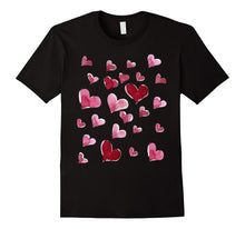 Watercolor Love shirt Valentine's Day Hearts t-shirt-Amazon