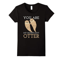 Romantic Otters Love Significant Otter Valentine day Shirt-Amazon
