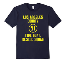 Los Angeles County 51 Fire Dept. Rescue Squad T Shirt-Amazon