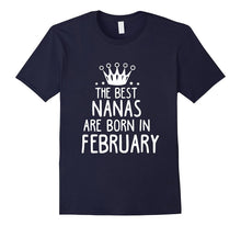 The Best Nanas Are Born In February Birthday Gift T-Shirt-Amazon