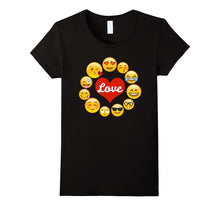 Emoji Shirt With Sayings Heart Love Valentine's Day Shirt-Amazon