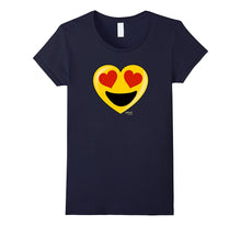 Emoji Heart Valentine's Day Shirt Heart Eyes Big Smile Kids-Amazon