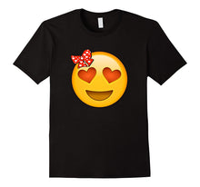 Emoji Shirt Heart Eyes Heart Bow Valentines Day Shirt Kids-Amazon
