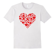Red Hearts Valentine's Day T-Shirt Gift - Unisex-Amazon