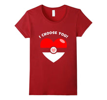 I Choose You Valentine's Video Game Parody T-Shirt-Amazon
