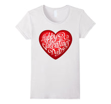 Happy Valentine's Day T-shirt with Big Heart for February 14-Amazon