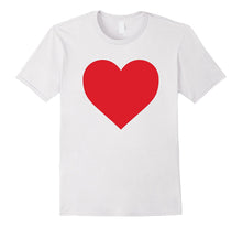 Short Sleeve Red Heart Valentine's Day Shirt Women Girls Top-Amazon
