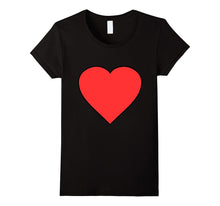 Red Heart Drawing T-Shirt-Amazon