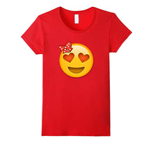 Emoji Shirt Heart Eyes Heart Bow Valentines Day Shirt Kids-Amazon
