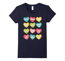 Conversation Heart Valentines Day Candy tShirt For Kids-Amazon