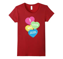 i love my second graders valentine day great gift t shirt-Amazon