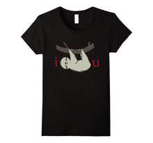 I Sloth You -  Funny Lazy Sloth hanging out T Shirt-Amazon