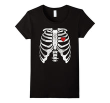 Skeleton Heart Rib Cage X-Ray Valentine's Day T-Shirt Kids-Amazon