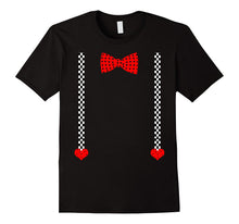Valentine's Day Bow Tie  Suspenders and Hearts Shirt-Amazon