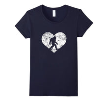 I Love Bigfoot Shirt  Funny Cute Sasquatch Yeti Heart Gift-Amazon