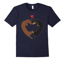 Dachshund Heart Shirt - Valentine's Day TShirt-Amazon