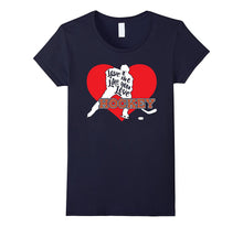 Love Me Like You Love Hockey T Shirt-Valentines Day Tee-Amazon