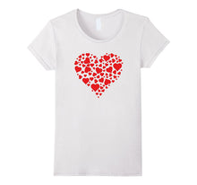 Red Hearts Valentine's Day T-Shirt Gift - Unisex-Amazon