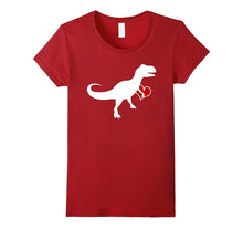 Loveasaurus Dinosaur Heart Valentines Day Tshirt Boys Girls-Amazon