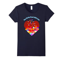 Valentines Day Shirt You Fill My Heart With Love Kids Adults-Amazon