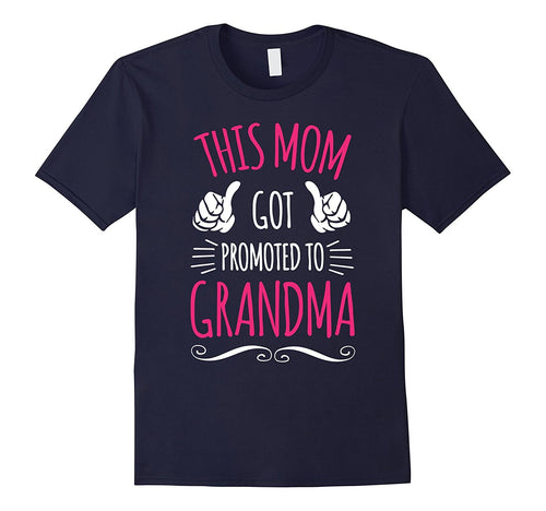 Pregnancy Announcing This Mom Got Promoted To Grandma Tshirt-Amazon