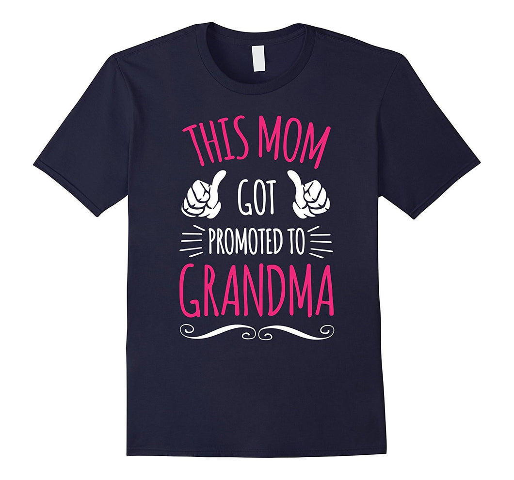 Pregnancy Announcing This Mom Got Promoted To Grandma Tshirt-Amazon