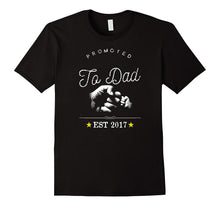 Promoted to Dad TShirt New Father To Be Expecting Pop Retro-Amazon