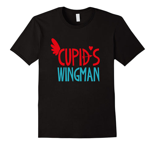 Valentines Day Shirt Cute Kids Funny Love Cupids Wingman-Amazon