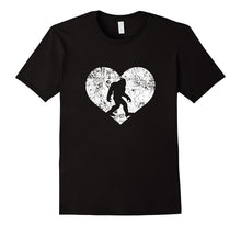 I Love Bigfoot Shirt  Funny Cute Sasquatch Yeti Heart Gift-Amazon