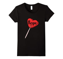 Nope shirt funny anti-valentine's day heart sucker tee-Amazon