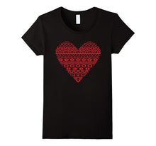 Red Heart Cool Valentine's Day T-Shirt-Amazon