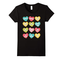 Conversation Heart Valentines Day Candy tShirt For Kids-Amazon