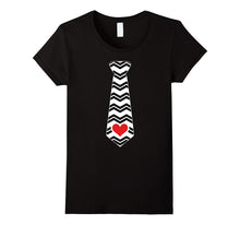 Valentines Day Heart Necktie T-Shirt For Kids &amp; Adults-Amazon