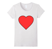Red Heart Drawing T-Shirt-Amazon