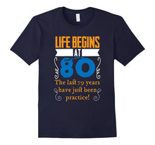 Life Begins At 80 Years Old 80th Birthday Gift Idea T-Shirt-Amazon