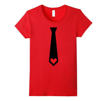 Valentines Day Gift for Men and Boys Tie Pixel Heart T-Shirt-Amazon