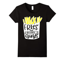 Fries Before Guys Shirt Funny Valentines Day Love Food-Amazon