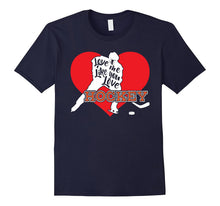 Love Me Like You Love Hockey T Shirt-Valentines Day Tee-Amazon