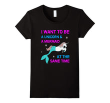 FUNNY BE A UNICORN AND MERMAID T-SHIRT Halloween Costume-Amazon