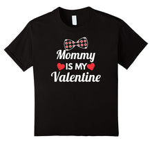 Kids Mommy Is My Valentine Boy Shirt - Bow Tie Valentines Day TEE-Amazon
