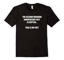 Cotton Is The Second Wedding Anniversary Gift T-Shirt-Amazon