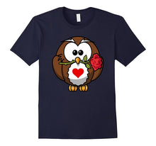 Valentine's Day Owl T Shirt  Love Relationships Couples-Amazon