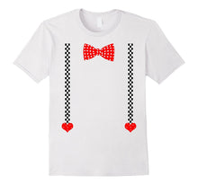 Valentine's Day Bow Tie  Suspenders and Hearts Shirt-Amazon