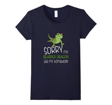 FUNNY BEARDED DRAGON T-SHIRT ATE HOMEWORK Student School-Amazon